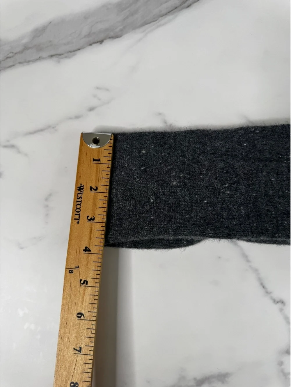 Rag & Bone Cashmere Headband Gray subtle speckled texture